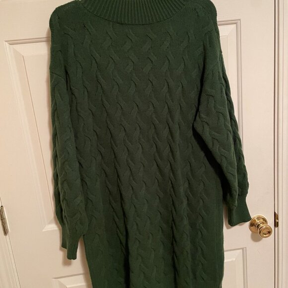 eloquii green cardigan (14/16) - Picture 2 of 4